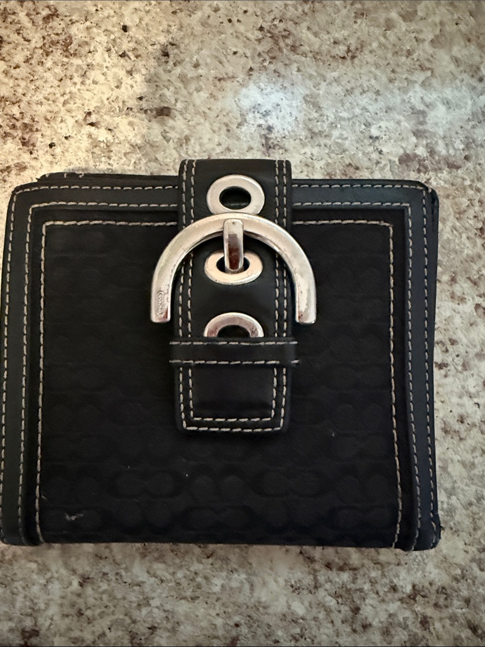 Authentic Y2K Black SoHo Coach Wallet